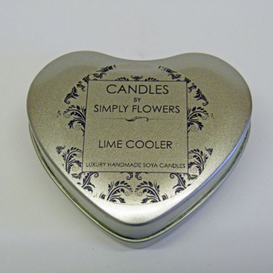 Heart Tin Small Product categories Candles by Simply Flowers