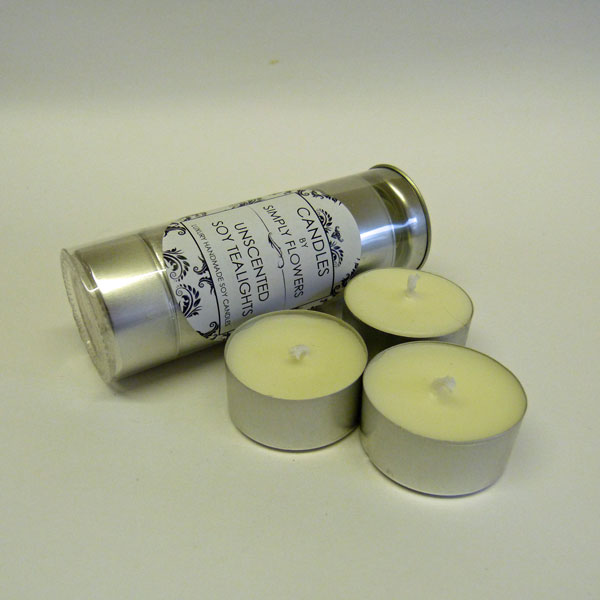 Soy Wax Tealight Unscented Candles by Simply Flowers