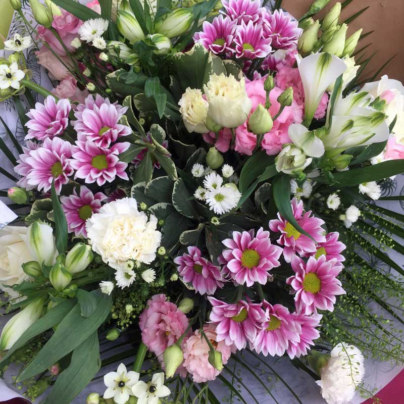 Pink and White Bouquet – Simply Flowers – Brighouse – Beautiful flowers