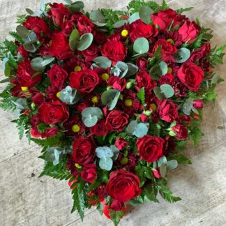 SFS-H-A Heart Red Rose Loose