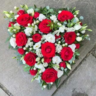 SFS-H-B Heart Red Rose Mixed