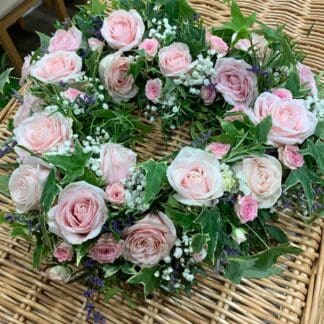 SFS-HO-A Heart Open Pink Rose