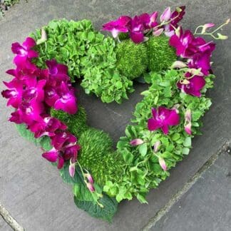 SFS - Contemporary - Open Heart Orchid and Hydrangea